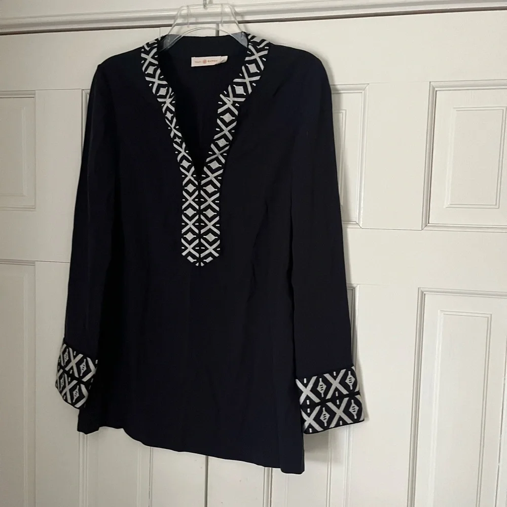 Tory Burch Ariana Embroidered Tunic